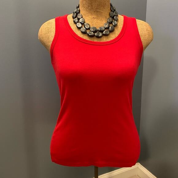 ?St. John’s Bay Red Tank Top Size Small - Picture 1 of 3